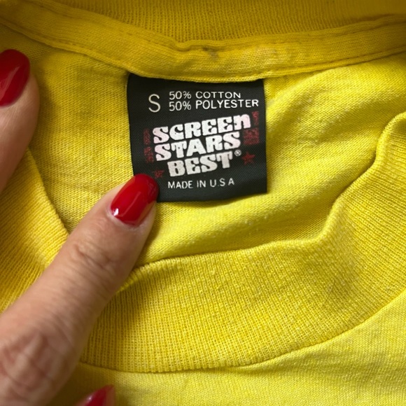 Southern Pacific Daylight Train Vintage T-Shirt 1989 Single-Stitch Screen Stars - Picture 3 of 6